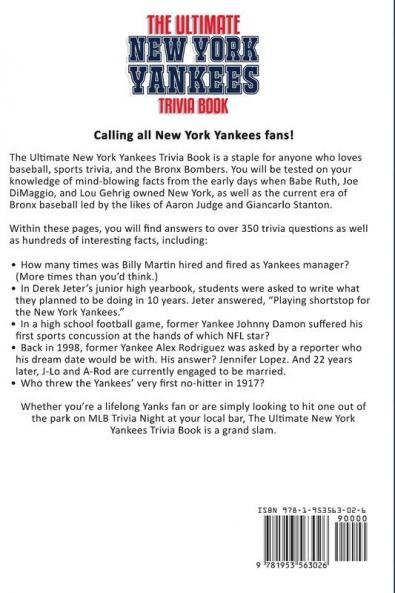 The Ultimate New York Yankees Trivia Book