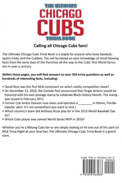 The Ultimate Chicago Cubs Trivia Book