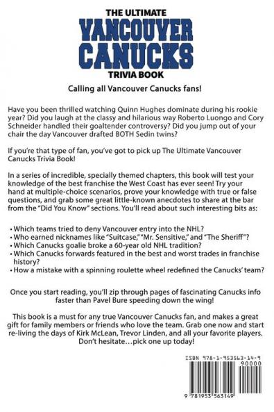 The Ultimate Vancouver Canucks Trivia Book