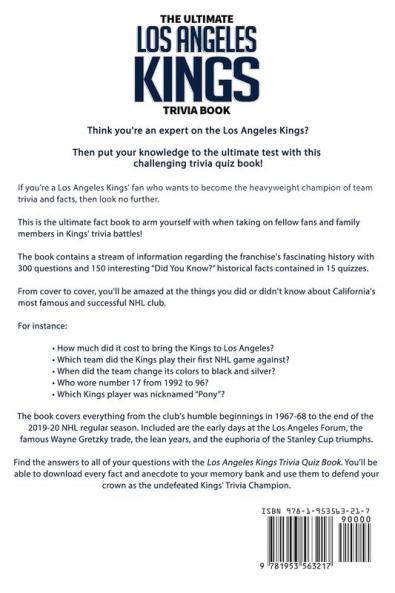 The Ultimate Los Angeles Kings Trivia Book