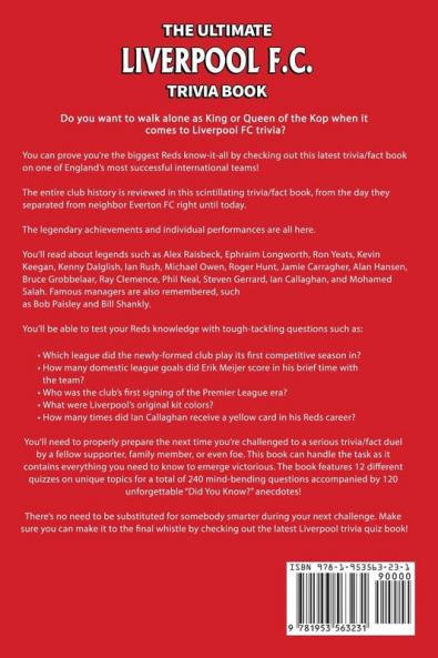 The Ultimate Liverpool F.C. Trivia Book