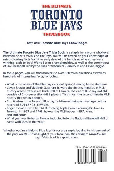 The Ultimate Toronto Blue Jays Trivia Book