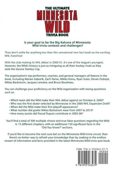 The Ultimate Minnesota Wild Trivia Book