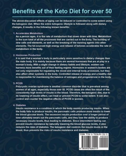 Keto Diet Cookbook for Women Over 50: Easy Keto Diet Recipes with a Complete Guide for Seniors and a 21-Day Meal Plan to Help You Shed Excess Pounds Burn Fat and Lose Weight