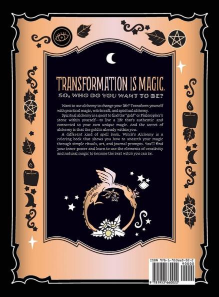 Coloring Book of Shadows: Witch's Alchemy