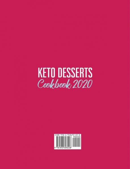 KETO DESSERTS COOKBOOK 2020