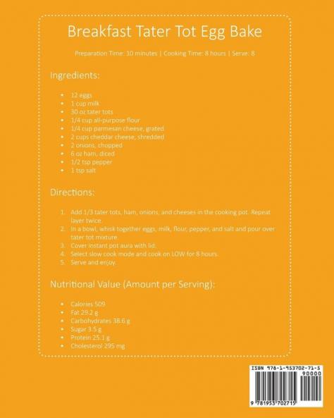 Instant Pot Multicooker Slow Cooker Cookbook for Beginners
