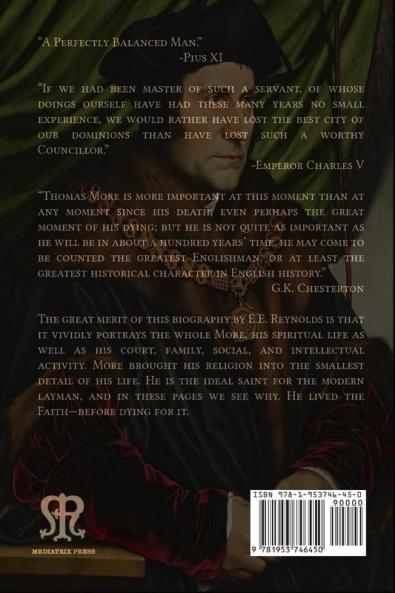 St. Thomas More: A Great Man in Hard Times