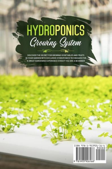 HYDROPONICS GROWING SYSTEM