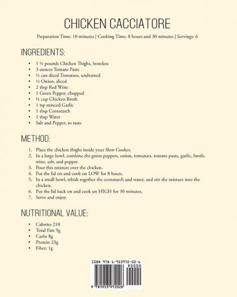 Diabetic Slow Cooker Cookbook