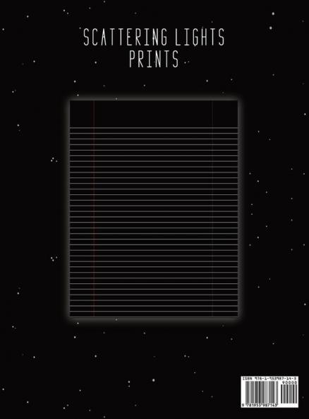 Black Paper Notebook Black Lined Paper