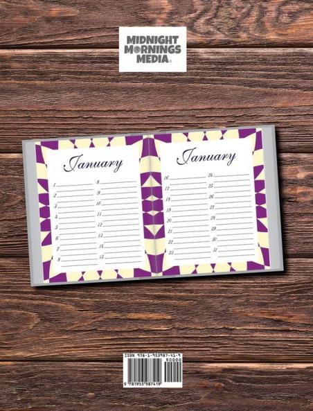 Perpetual Birthday Calendar