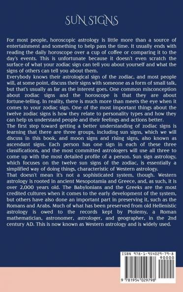 Sun Signs: Unlocking the Secrets of the 12 Zodiac Signs in Western Astrology to Understand Personality Types