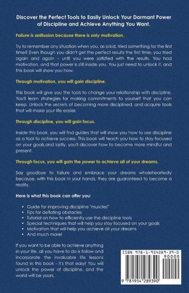 Discipline = Power: How to Master Self Control Build Better Habits and Achieve Your Goals