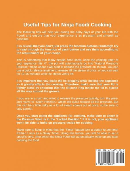 Ninja Foodi Multi-Cooker Cookbook: 666 Easy Delicious Ninja Foodi Pressure Cooker Recipes for Everyone at Any Occasion Live a Healthier and Happier lifestyle