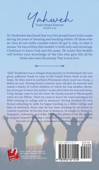 Yahweh: God's Name Forever (Exodus 3:15)