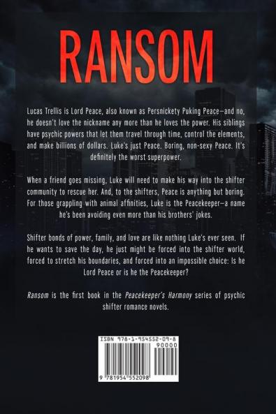 Ransom: A Psychic Shifter Paranormal Romance: 1 (Peacekeeper's Harmony)