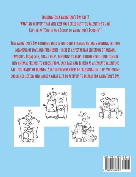 Oodles and Oodles of Valentine Doodles: A Coloring Book