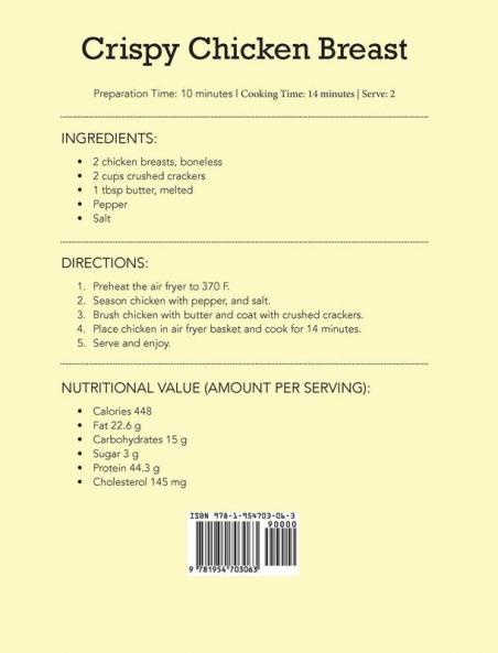 Ultrean Air Fryer Cookbook for Beginners: 1000-Day Crispy Easy & Fresh Recipes to Fry Bake Grill and Roast with Your Ultrean Air Fryer