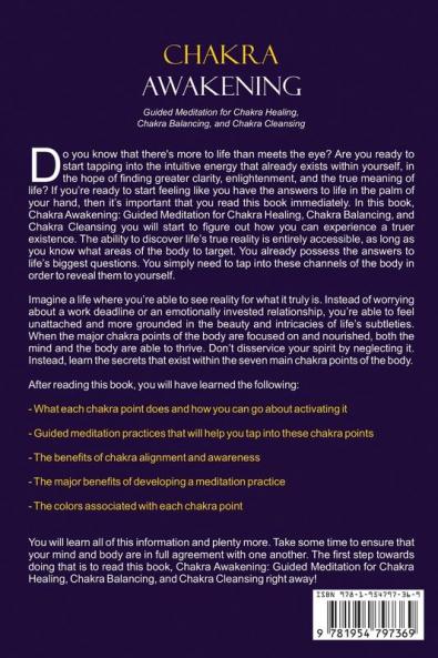 Chakra Awakening: Guided Meditation to Heal Your Body and Increase Energy with Chakra Balancing Chakra Healing Reiki Healing and Guided Imagery