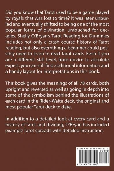 Tarot Reading for Dummies: Beginner's Guide to Understanding Tarot Cards and Their Meanings Psychic Tarot Reading Simple Tarot Spreads History Symbolism and Divination
