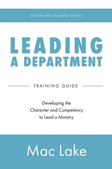 Leading a Department