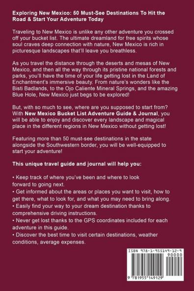 ??New Mexico Bucket List Adventure Guide & Journal