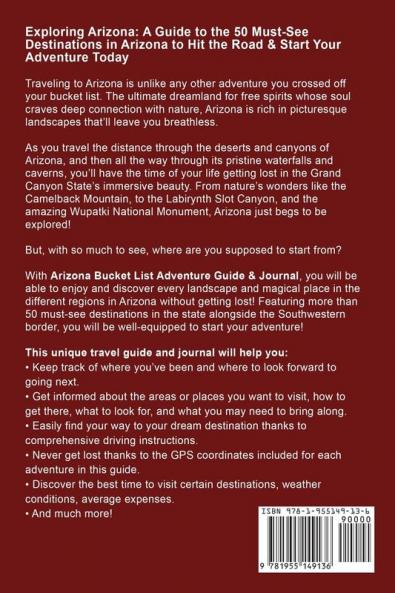 ??Arizona Bucket List Adventure Guide & Journal