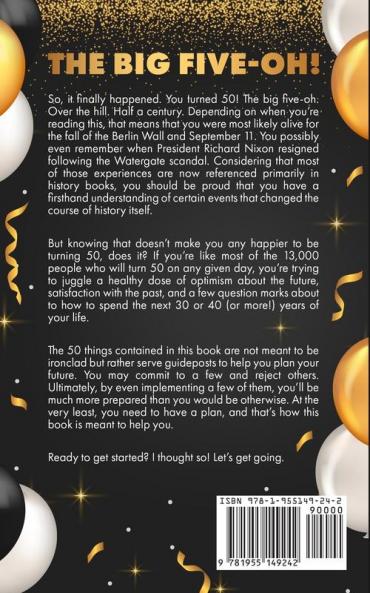 ?50 Things To Do When You Turn 50