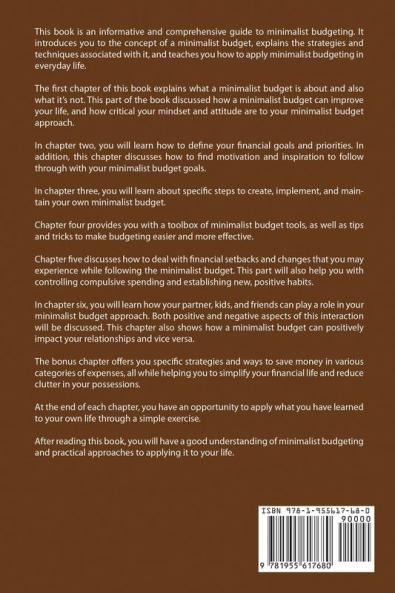 Minimalist Budget: Save Money Avoid Compulsive Spending Learn Practical and Simple Budgeting Strategies Money Management Skills & Declutter Your Financial Life Using Minimalism Tools & Essentials