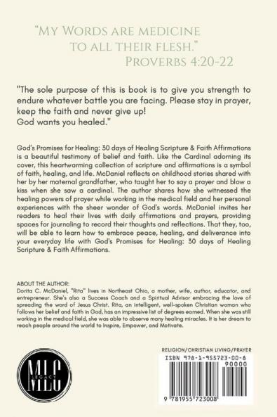 God's Promises for Healing: 30 Days of Healing Scripture & Faith Affirmations