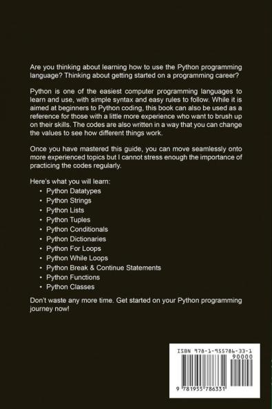 Python: Python basics for Beginners: 1