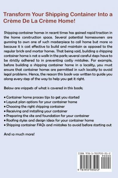The Shipping Container Homes Book
