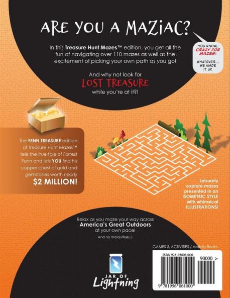 Treasure Hunt Mazes The Fenn Treasure: Level 1 Choose Your Own Trail!