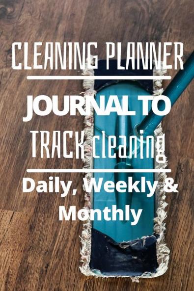 Daily Weekly and Monthly Cleaning Planner
