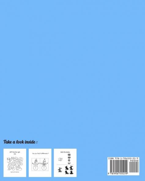 Funny Learning Activity book for Kids: Brain Games for Clever Kids Toddler Learning Activities Pre K to Kindergarten (Preschool Workbooks) Ι Fun brain games for ages 3-6