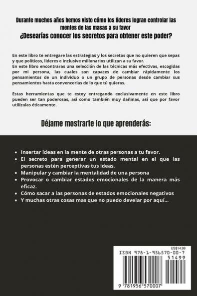 PNL Técnicas prohibidas de Persuasión