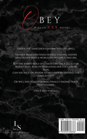 Obey: A Dark Billionaire Romance: (XXX Maxim Book 2): Club XXX Book 2