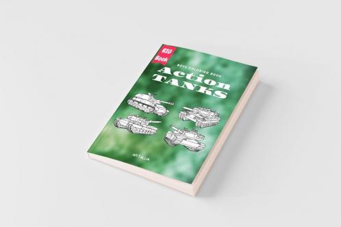 Action Tanks Coloring Book