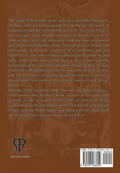 The Life of the Venerable Anne of Jesus
