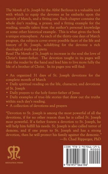 The Month of St. Joseph: Practical Meditations for each Day of the Month of March