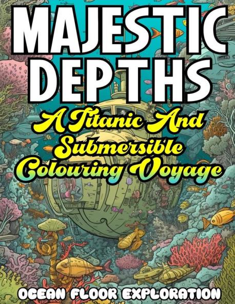 MAJESTIC DEPTHS- A Titanic and submersible Coloring Voyage
