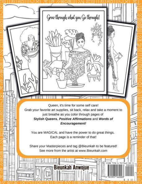 Fashion Queens: A Stylish Coloring Book of Affirmations