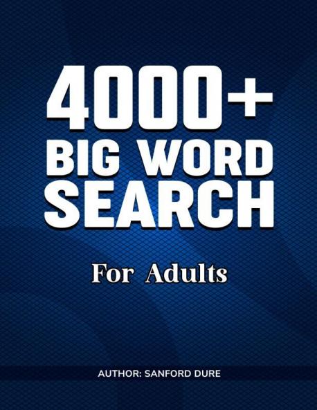 4000+ BIG Word Search for Adults