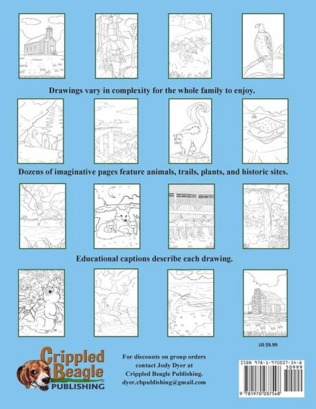 Great Smoky Mountains Coloring Book