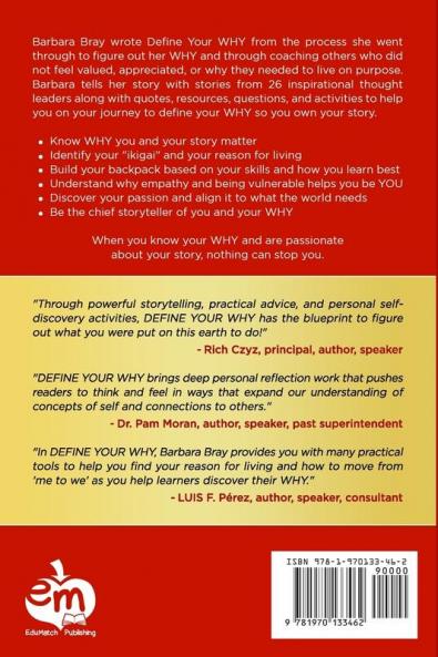 Define Your Why: Own Your Story So You can Live and Learn on Purpose