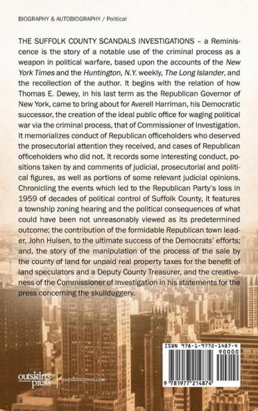 THE SUFFOLK COUNTY SCANDALS INVESTIGATIONS