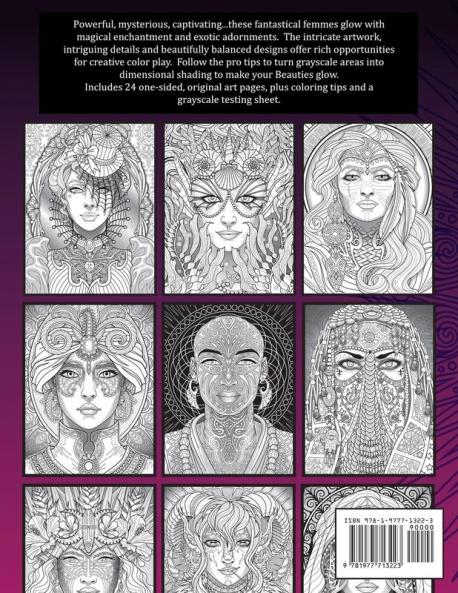 Magical Beauties Coloring Book
