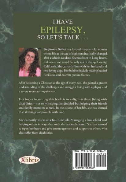 I Have Epilepsy so Let's Talk . . .