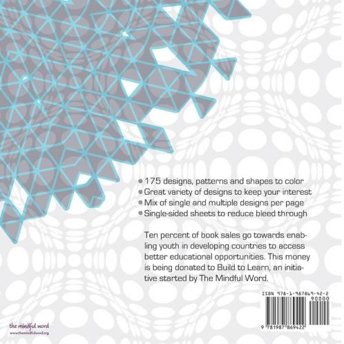 Abstract Symmetry Geometric Coloring Book for Adults: 175+ Creative Geometric Designs Patterns and Shapes to Color for Relaxing and Relieving Stress [Art Therapy Coloring Book Series Volume 4]